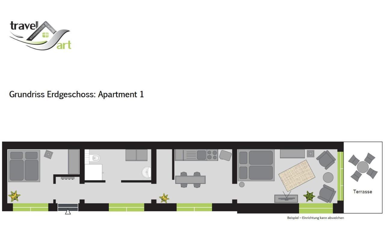 Travel Art Boardinghouse Apart otel Neuruppin Dış mekan fotoğraf